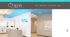 Desktop Screenshot of cravemedspa.com
